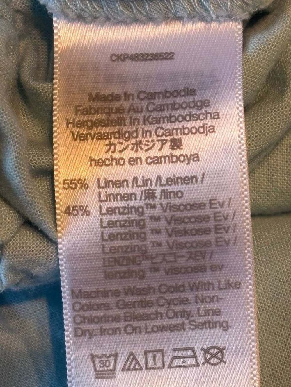 Madewell light blue Linen Pants size 8 - Picture 10 of 13
